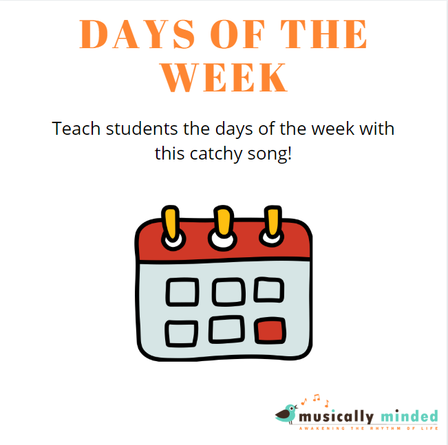 Lesson Video: Days of the Week