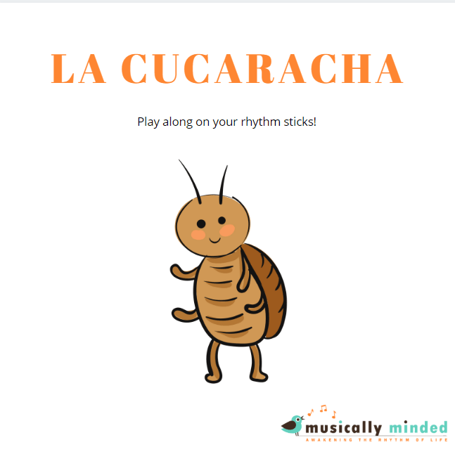 La Cucaracha - Pre-Staff Alpha Notation by Traditional - Voice
